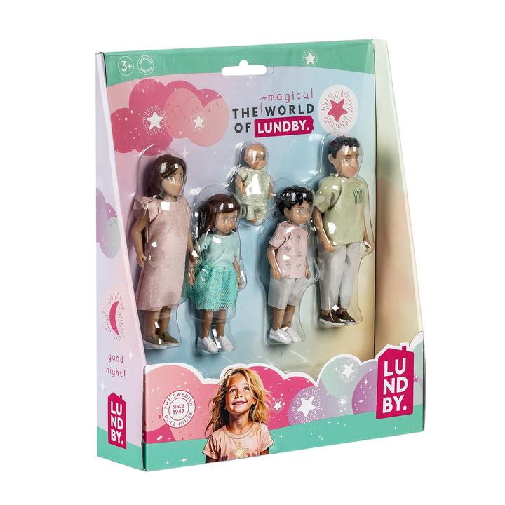 Lundby Doll House Dolls - Jamie Family Set, 5 pcs