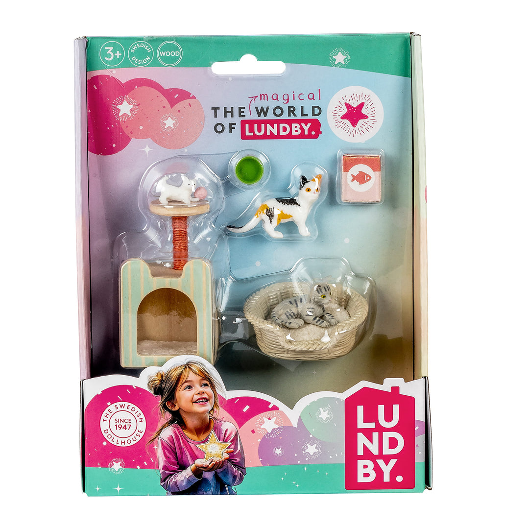 Lundby Doll House Dolls - Cat Pet Set