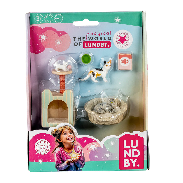 Lundby Doll House Dolls - Cat Pet Set