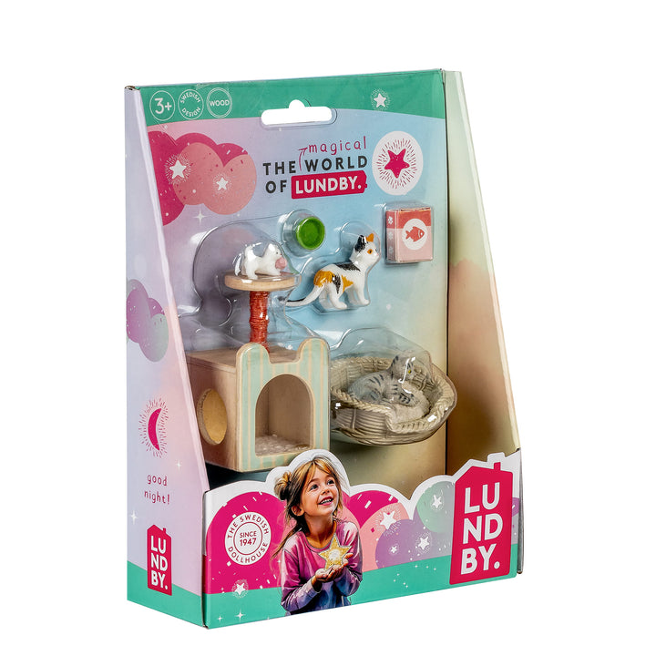 Lundby Doll House Dolls - Cat Pet Set
