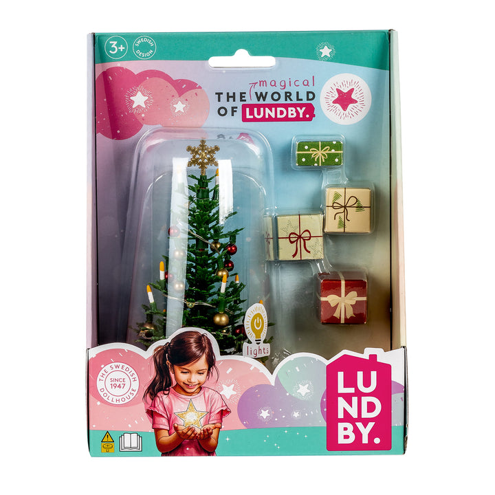 Lundby Doll House Accessories - Christmas Tree Set