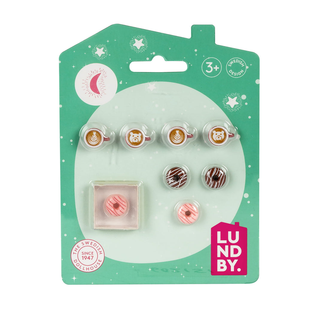 Lundby Doll House Accessories - Coffee & Cakes Set