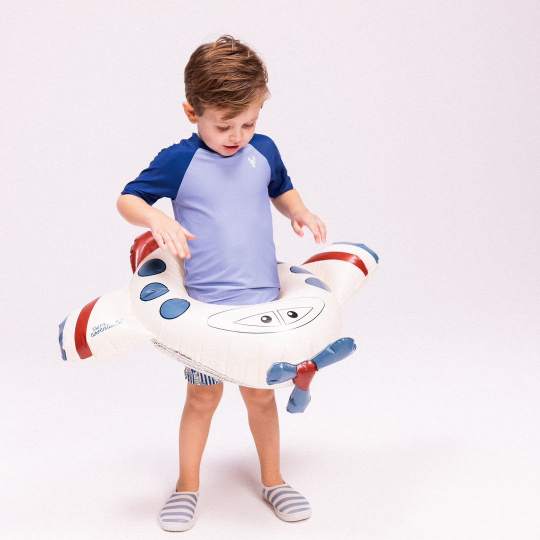 Swim Essentials Inflatable Split Swim Ring - Peter Plane, 55 cm