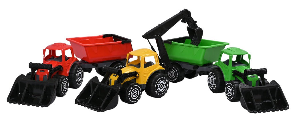 Plasto Tractor Set - 3 pcs