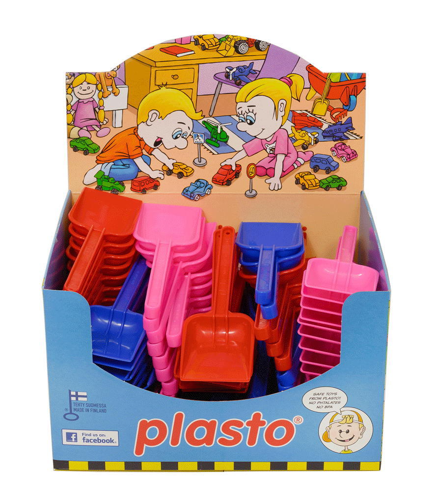 Plasto Spade, 25 cm - Display Box of 84 pcs Assorted