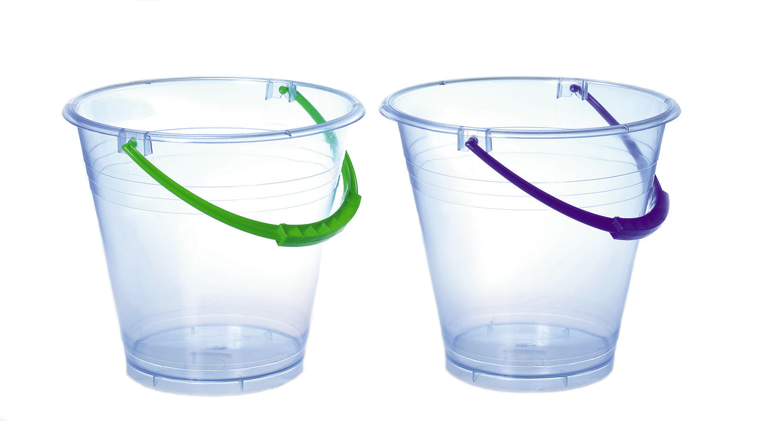 Plasto Large Transparent Bucket, 19 cm