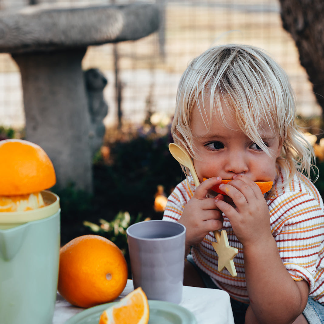 Plasto "I'M GREEN" BioPlastic Juice Set for 4, 14 pcs