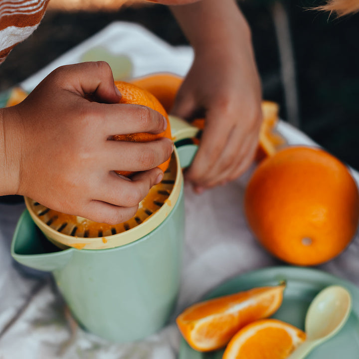 Plasto "I'M GREEN" BioPlastic Juice Set for 4, 14 pcs