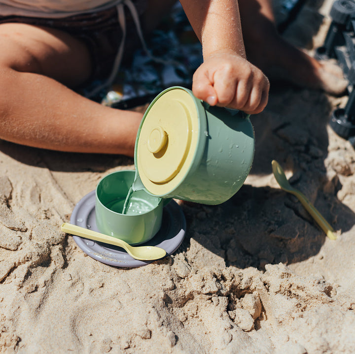 Plasto "I'M GREEN" BioPlastic Coffee Set for 4, 15 pcs