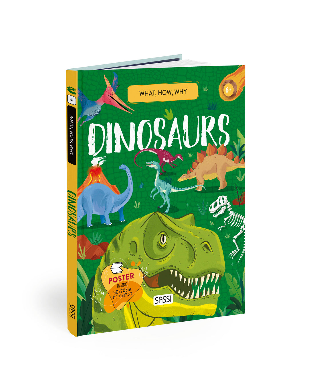 Sassi What How and Why Dinosaurs Book and Poster