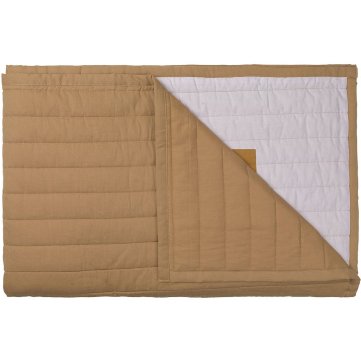 Fabelab - Quilted Blanket Graphic - Caramel, 200 cm