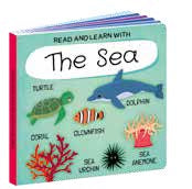 Sassi 3D Puzzle and Book Set - The Sea, 40 pcs