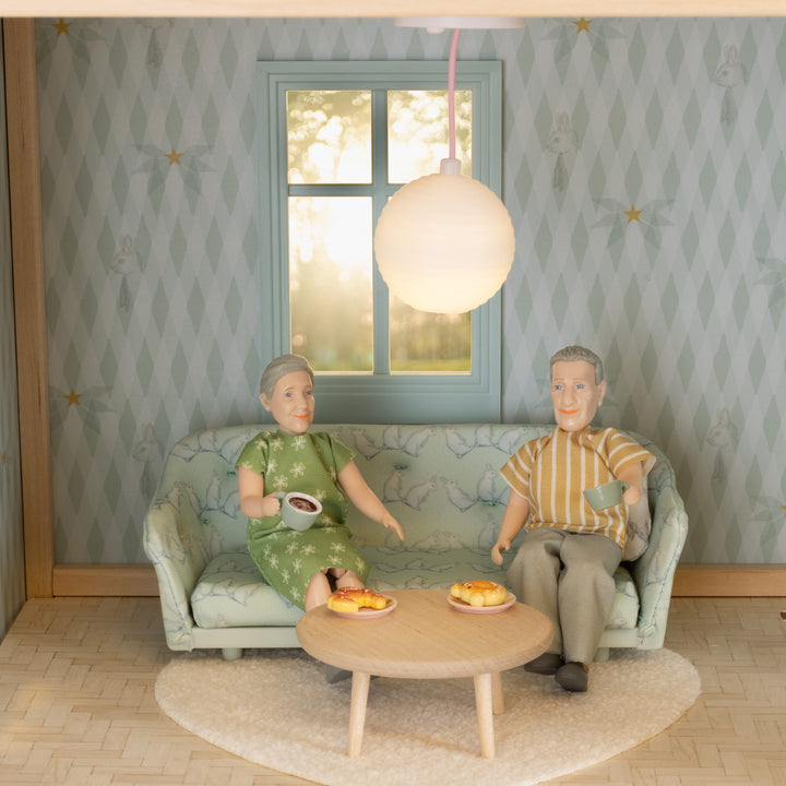 Lundby Doll House Furniture - Lounge & Coffee Table Set