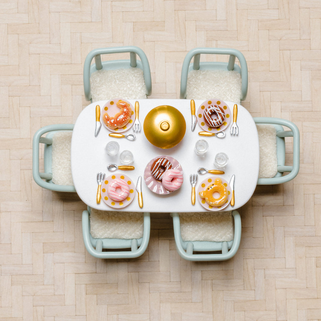 Lundby Doll House Furniture - Dining Room Furniture Set, 6 pcs