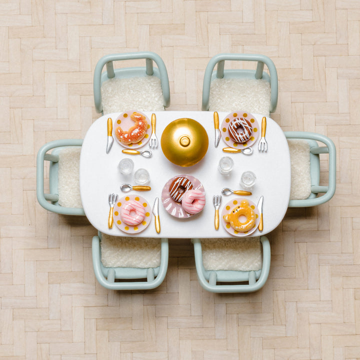 Lundby Doll House Furniture - Dining Room Furniture Set, 6 pcs