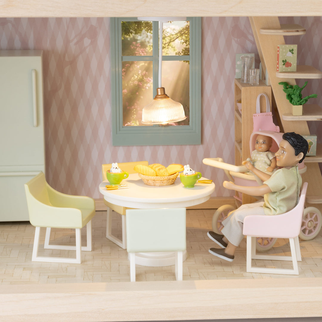 Lundby Doll House Furniture - Basic Dining Room Set