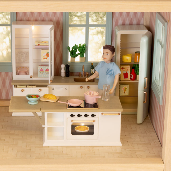 Lundby Doll House Furniture - Kitchen Basin with Display Cabinet