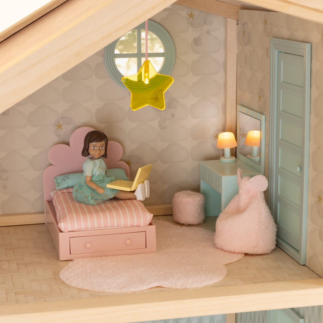 Lundby Doll House Furniture - Teenage Bedroom Set
