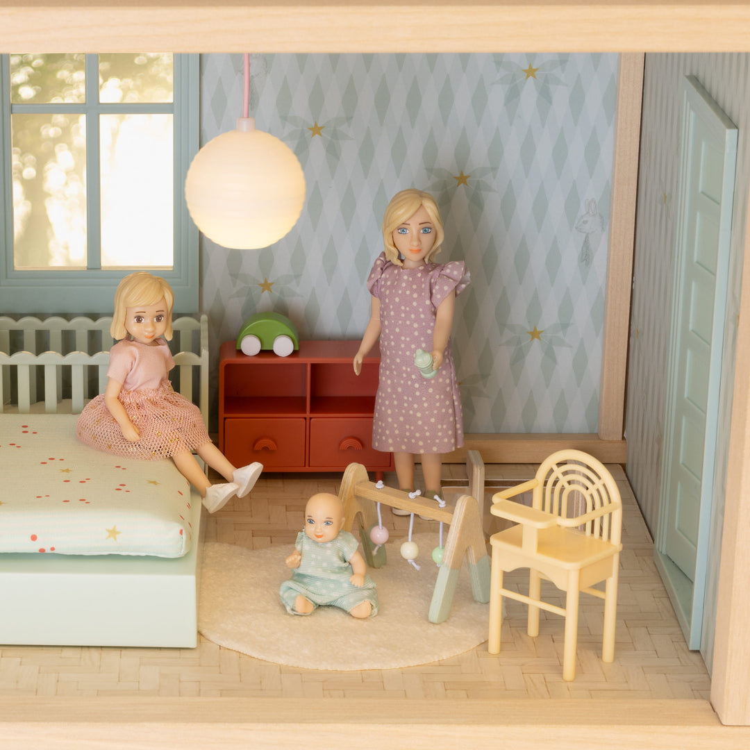 Lundby Doll House Furniture - Baby Room Set