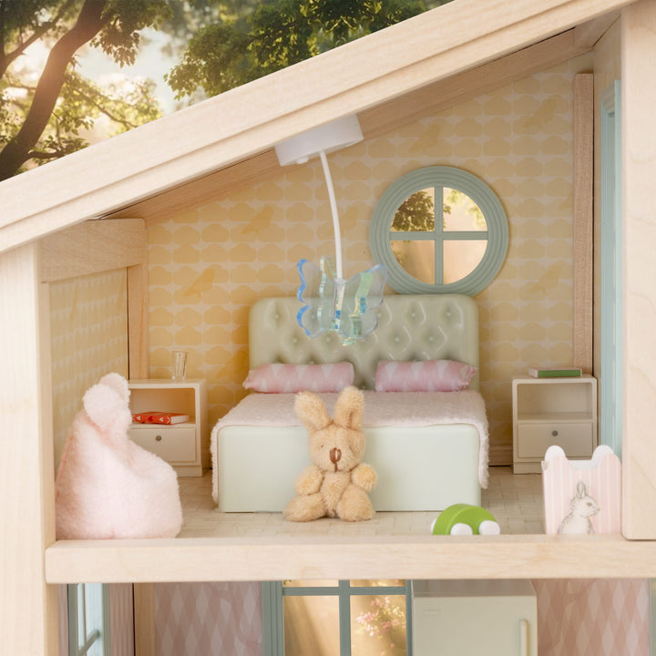 Lundby Doll House Accessories - Baby Pram & Teddy Set