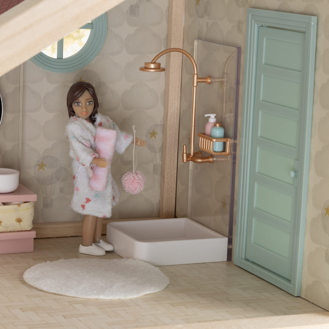 Lundby Doll House Furniture - Bathroom Shower Set