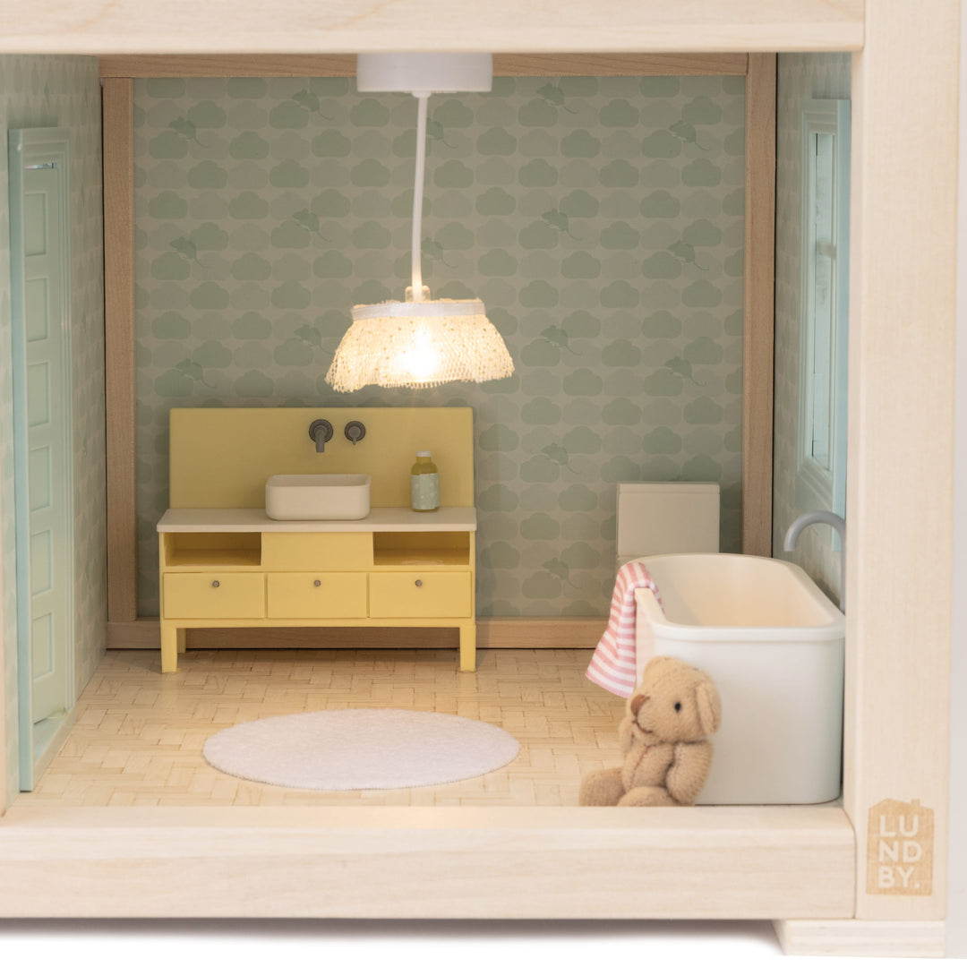 Lundby Doll House Furniture - Basic Bathroom Set