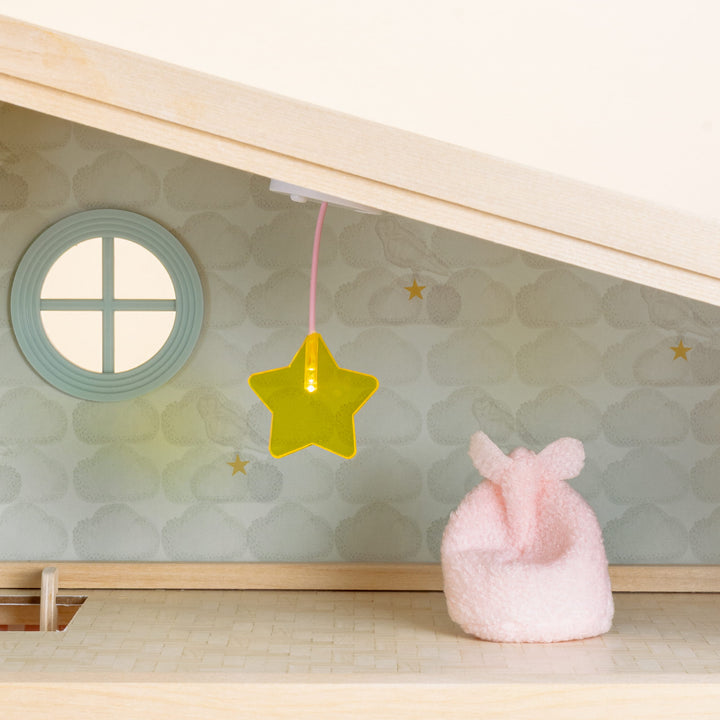 Lundby Doll House Accessories - Star Ceiling Lamp & Beanbag Set