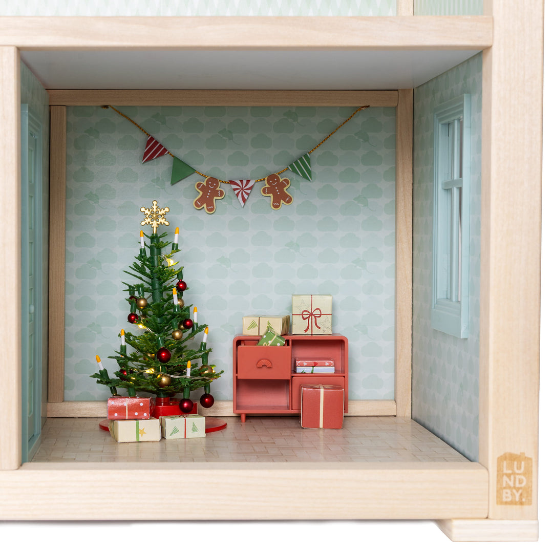 Lundby Doll House Accessories - Christmas Tree Set