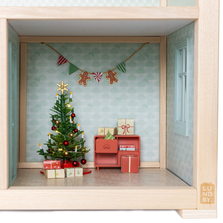 Lundby Doll House Accessories - Christmas Tree Set