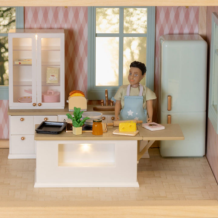 Lundby Doll House Accessories - Toast & Tea Set