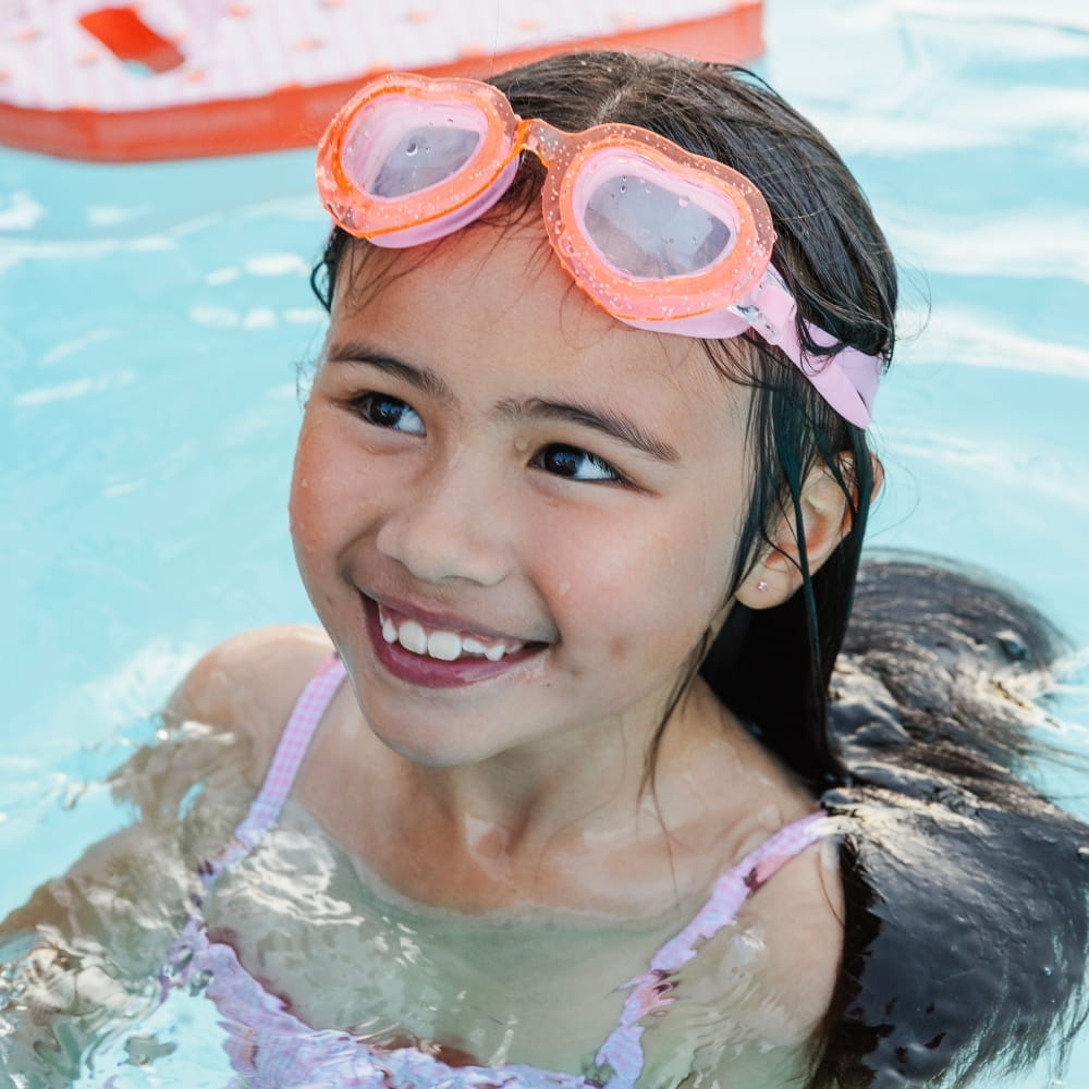 Swim Essentials Heart Goggles - Berry Sweet