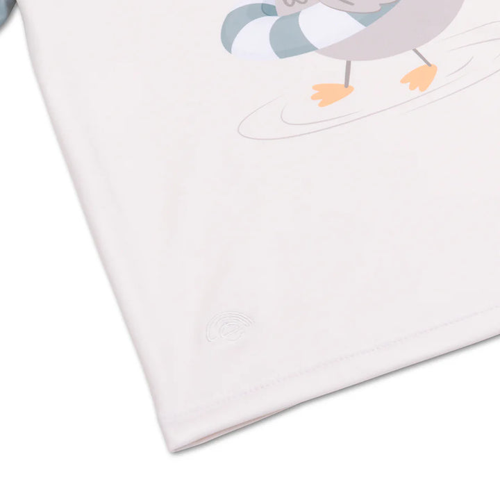 Swim Essentials UV Short Sleeved Rashguard, Resort Stripe Goose
