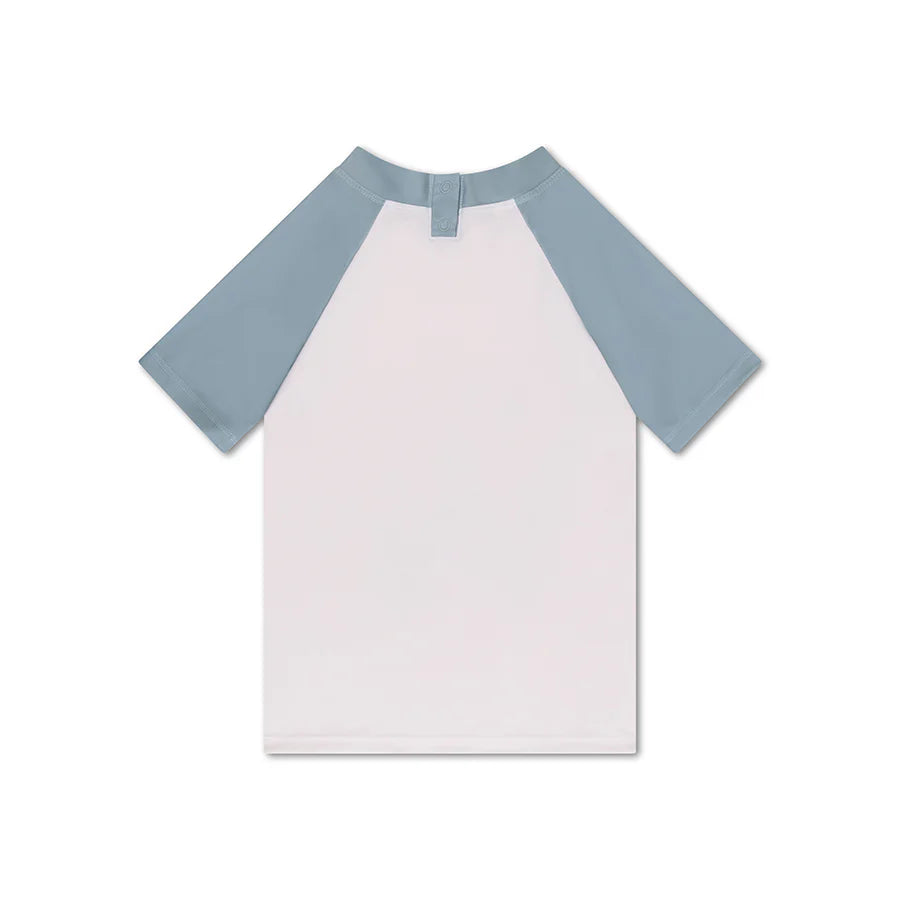 Swim Essentials UV Short Sleeved Rashguard, Resort Stripe Goose