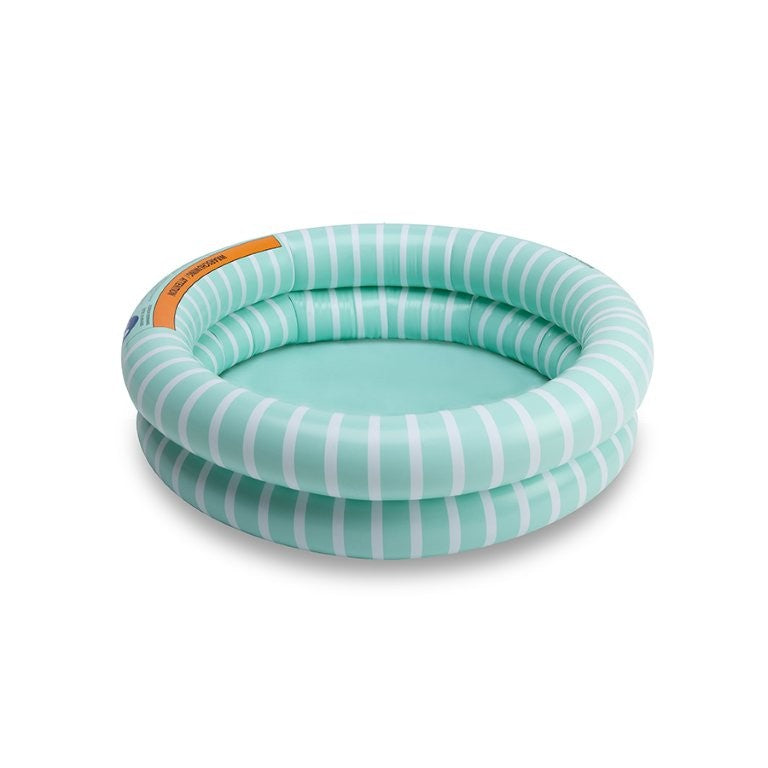 Swim Essentials Inflatable Baby Pool - Resort Stripe Striped, 60 cm
