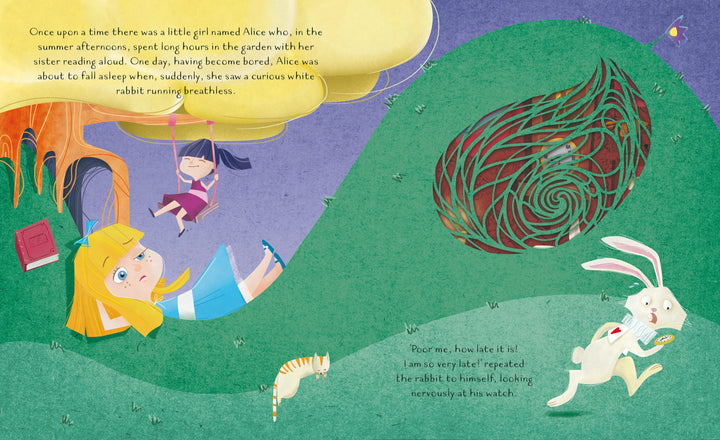 Sassi - Die-Cut, Fairy Tale Book  - Alice in Wonderland