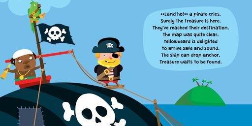 Sassi Book and Giant Puzzle  - Pirates,  30 pcs