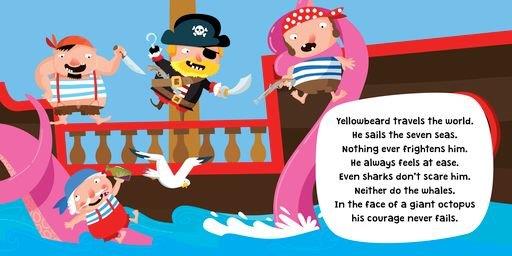 Sassi Book and Giant Puzzle  - Pirates,  30 pcs