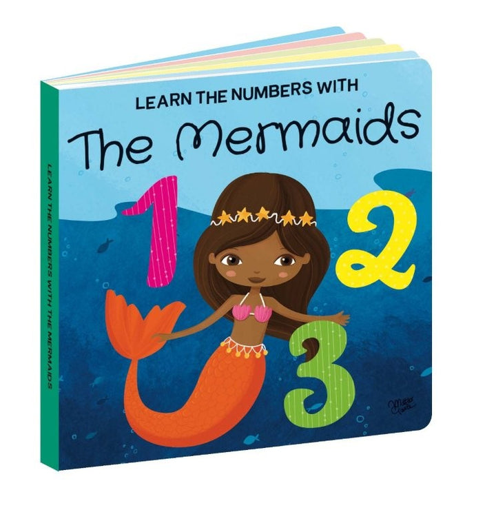 Sassi 3D Puzzle and Book Set - Learn Numbers Mermaids, 40 pcs