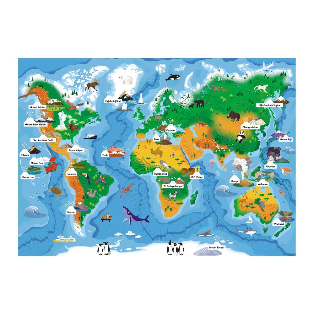 Sassi What How and Why Volcanoes Book and Poster