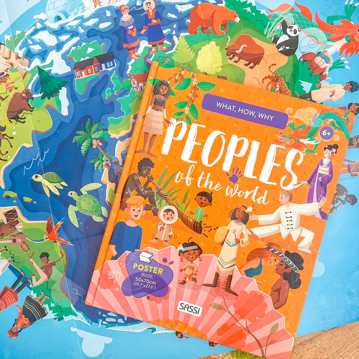 Sassi What How and Why Peoples of the World Book and Poster