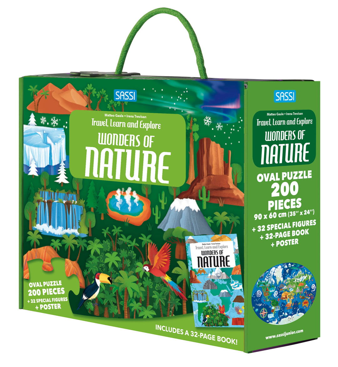 Sassi Travel Learn Explore Puzzle 2026 Trial Pack - 18 pcs