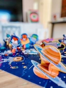 Sassi 3D Puzzle and Book Set - Space, 40 pcs