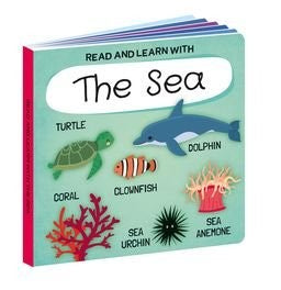 Sassi 3D Puzzle and Book Set - The Sea, 40 pcs