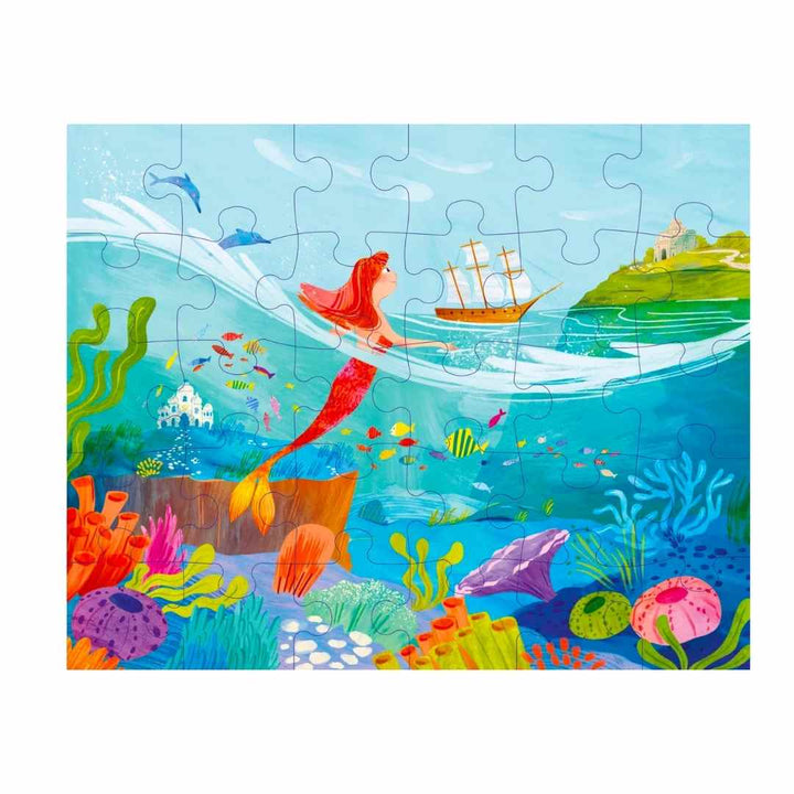 Sassi Fairy Tale Puzzle & Book Set - The Little Mermaid