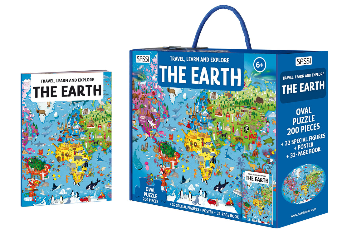 Sassi Travel Learn Explore Puzzle 2026 Trial Pack - 18 pcs