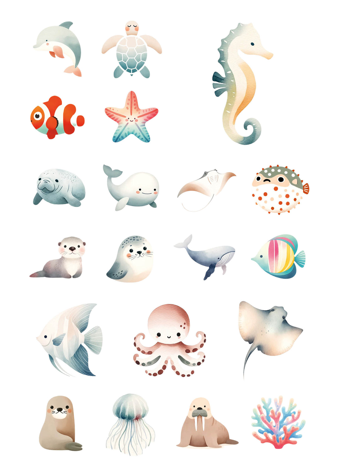 Sassi Tattoos - Sea Animals