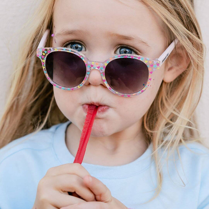 Frankie Ray Sunglasses -  Sprinkle, Multi Heart