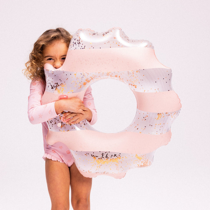 Swim Essentials Inflatable Swim Ring - Sally Shell, 65 cm