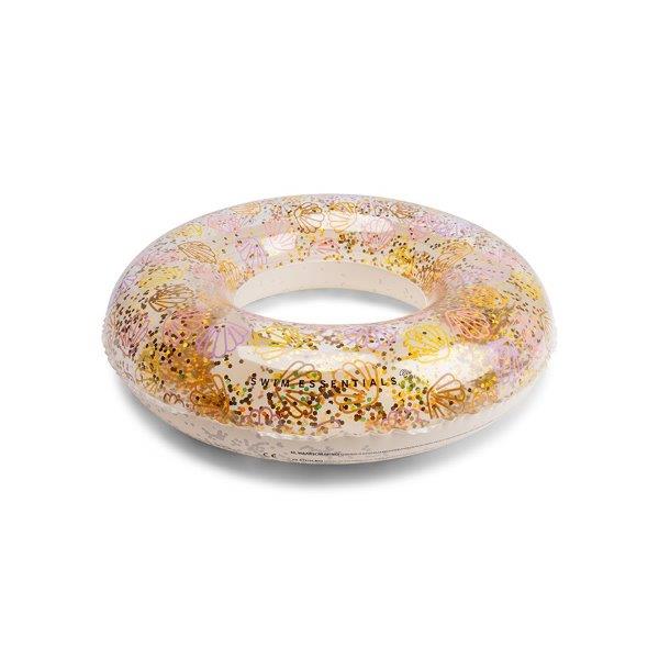 Swim Essentials Inflatable Swim Ring - Shells, 90 cm