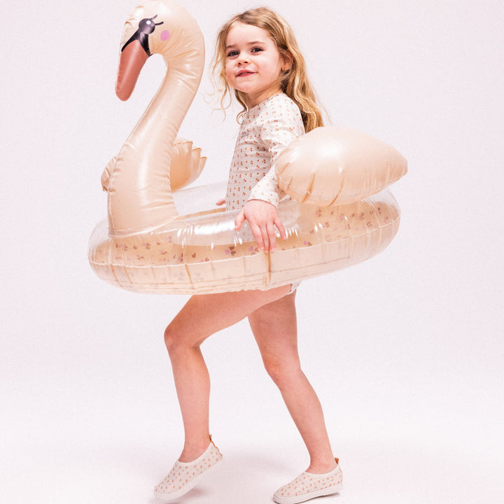 Swim Essentials Inflatable Swim Ring - Sia Swan, 76 cm